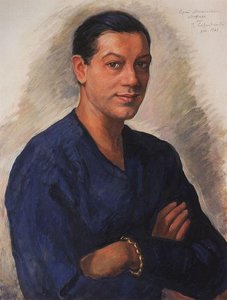 Portrait Of S.m. Lifar — Zinaida Serebriakova