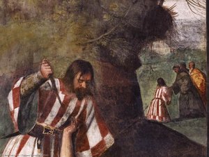 Il Miracolo Del Marito Geloso (dettaglio) — Tiziano Vecellio