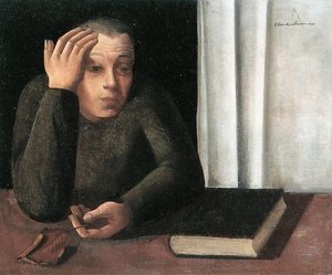 Man With Withered Leaf — Felix Nussbaum