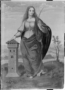 Sainte Barbe — Marco D' Oggiono