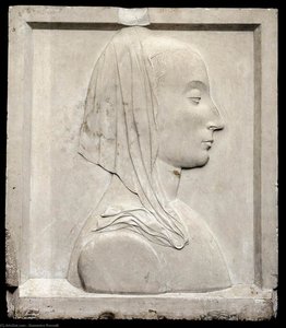 Portrait Of Battista Sforza — Domenico Rosselli