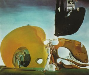 Narodziny Płynnych Pożądania — Salvador Dalí