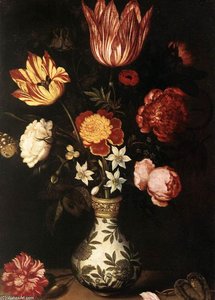 Still-life With Flowers In A Wan-li Vase — Ambrosius The Elder Bosschaert