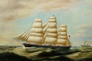 'cutty Sark' Speaking 'e. S. Hocken' (of Fowey) — Reuben Chappell