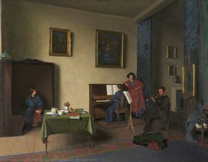 The Music Party — Frederick Hawkesworth S Shepherd