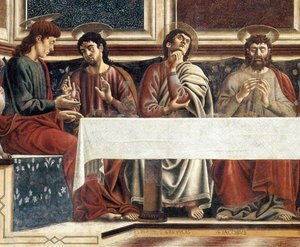 Sidstes Middag (detalje) — Andrea Del Castagno