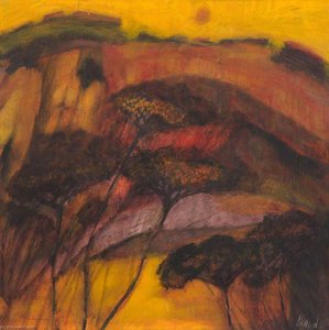 Three Figures In A Landscape — Marj Bond
