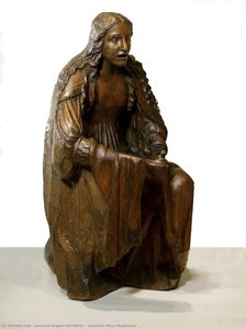 Sorrowful Mary Magdalene — Giovanni Angelo Del Maino