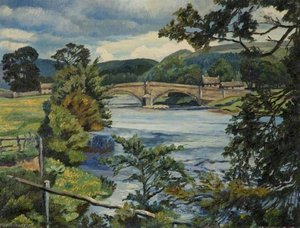 Bolton Bridge, Yorkshire, In Spring — Arthur Henry Andrews