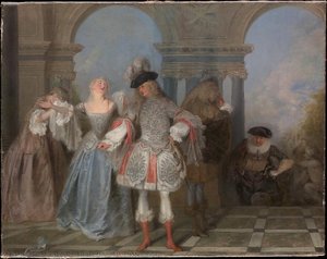 I Comedìanti Francesi — Jean-antoine Watteau