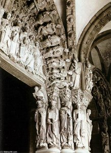 Portico De La Gloria (detail) — Master Mateo