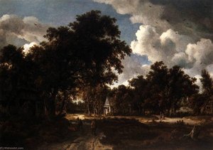 Wooded Landscape — Meyndert Hobbema