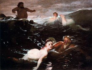 Le Jeu Des Vagues — Arnold Böcklin