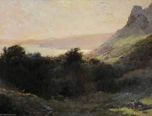 Sunset On The Dorset Coast — Catherine Ouless