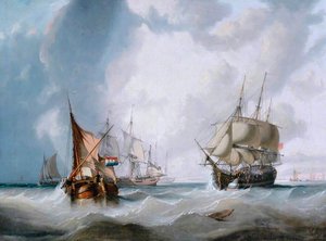 A Dutch Pinck And Other Vessels — Sr George Paul Chambers
