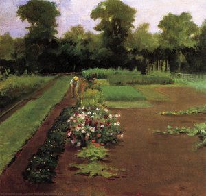 New Hamburg Garden — James Carroll Beckwith