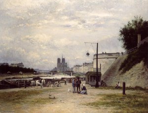The Henri Iv Quay, Paris — Stanislas Lépine