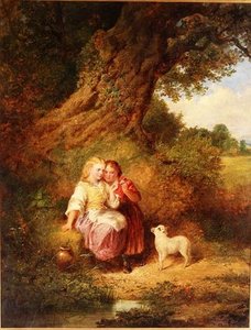 The Pet Lamb — Thomas Faed