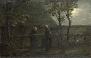 "neighborly Gossip", Jozef Israëls, 1897 — Jozef Israëls