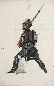Fantassin En Marche — Ferdinand Hodler