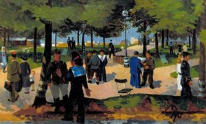 Foreign Servicemen In Hyde Park Early Summer — Kenneth Rowntree