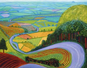 Garrowby Hill — David Hockney