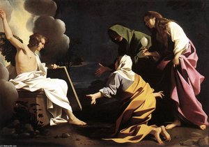 The Two Marys At The Tomb — Bartolomeo Schedoni