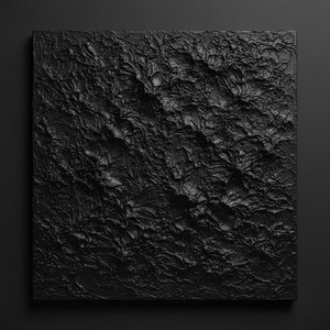 Monólito De Obsidiana: Um Estudo Escultórico De Sombras Eternas E Texturas Vulcânicas