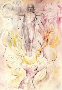 Dante Worshiping Christ — William Blake