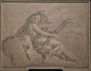 Allegorical Figure Representing Asia — Giovanni Domenico Tiepolo