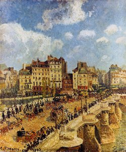 El Puente Nuev — Camille Pissarro