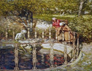 An Old Italian Garden — Henry Herbert La Thangue