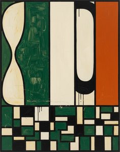Monolithic Fragments Of Time In Earth Tones And Textured Geometric Abstraction — Laurent Fabre