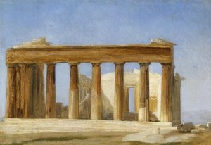 Temple Ruins (from Paestum?) — Carl Heinrich Bloch
