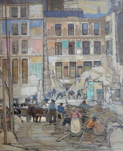 The Demolition Of The Crown Hotel, Edinburgh — David Macbeth Sutherland