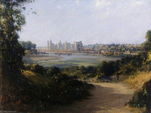 Caernarvon Castle At The Investiture — Joseph Alfonso Toft