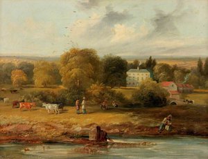 Landscape With A Country House — John Wilson Carmichael
