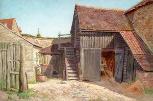 Farm Buildings At Dorking, Surrey — Ernest C Christie
