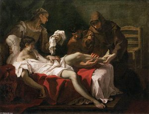 St Anthony Of Padua Healing A Youth — Sebastiano Ricci