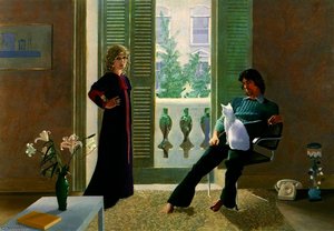 Mr And Mrs Clark And Percy — David Hockney