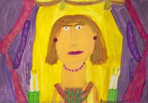 Lady At Candlelight — Annette Galstaun