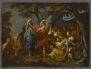La Famille De Darius Aux Pieds D'alexandre — Francesco Trevisani