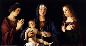 Madonna And Child With Two Saints (sacra Conversazione) — Giovanni Bellini