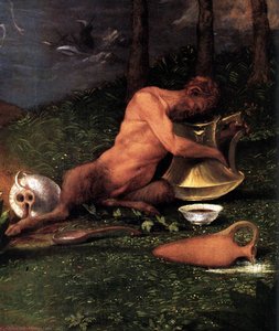 Allegory Of Virtue And Vice (detail) — Lorenzo Lotto