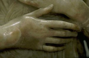 Portrait Of A Woman (detail) — Andrea Del Verrocchio