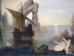 The Mermaids, Circa 1885 — गुस्ताव मोरो