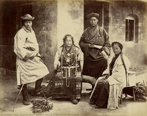 Group Of Bhooteas, Darjeeling — Samuel Dixon Bourne