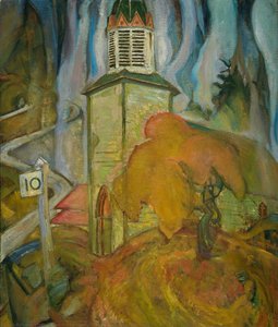 Church At Yale, Bc, 1930 — John Varley Ii (der Jüngere)