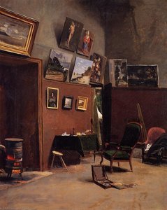 The Studio On The Rue De Furstenberg — Frédéric Bazille