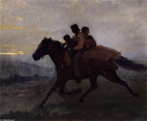 A Ride For Liberty - The Fugitive Slaves — Jonathan Eastman Johnson